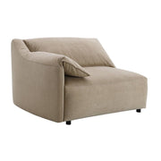 Veata - Sectional Sofa - Light Brown Suede - R&R Furniture Gallery (Fountain Valley, CA)