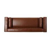 Contemporary Noble House 3-seater stationary sofa with tufted upholstery and modern design, perfect for living room seating.
