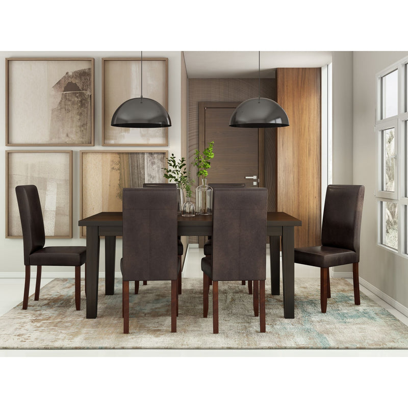 Acadian - Upholstered Parson Dining Chair (Set of 2) - R&R Furniture Gallery (Fountain Valley, CA)