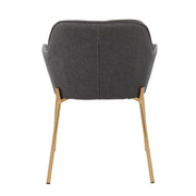 Lumi Source Daniella contemporary dining chair set of 2 with sleek modern design and cushioned seats in a stylish finish.