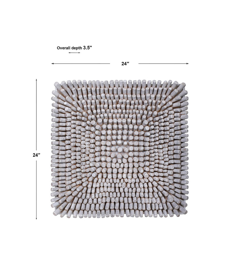 Uttermost Portside wood wall panel wall decor with textured, natural wood finish and sleek design for modern interior accents.