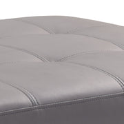 Upholstered contemporary ottoman for living rooms by Glory Furniture, featuring a plush fabric surface and modern design.