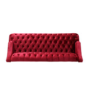 Comfy 3 Seat Sofa With Wooden Legs, For Living Room And Study - R&R Furniture Gallery (Fountain Valley, CA)
