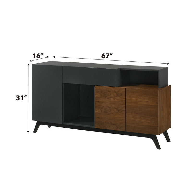 Destin - Server - Walnut - R&R Furniture Gallery (Fountain Valley, CA)