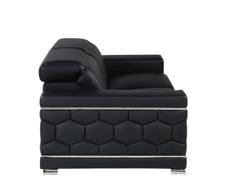 296 - Leather Sofa - R&R Furniture Gallery (Fountain Valley, CA)