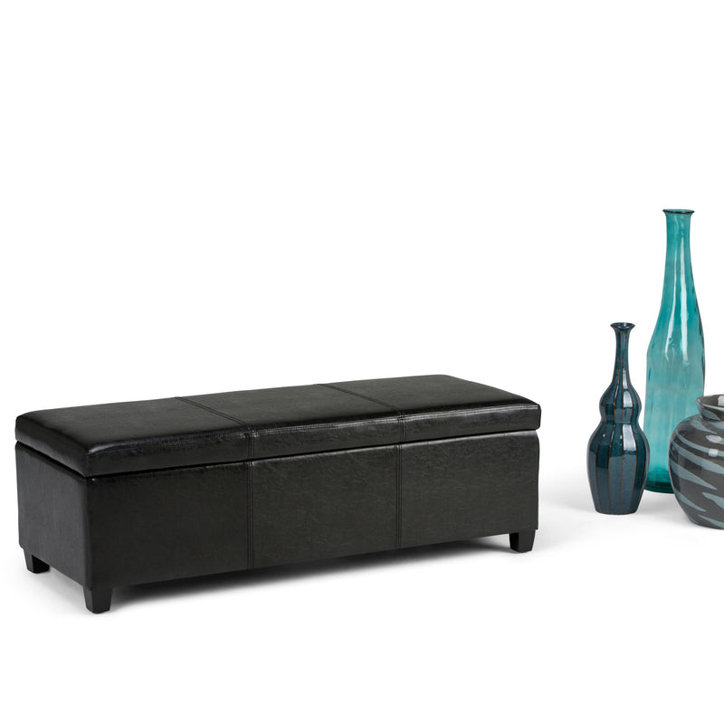 Avalon - Multifunctional Storage Ottoman Bench - R&R Furniture Gallery (Fountain Valley, CA)