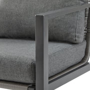 Modern Lounge Chair With Rope Accents And Cushions - R&R Furniture Gallery (Fountain Valley, CA)