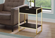 Accent Side Table, Storage Drawer, Spacious Tabletop - R&R Furniture Gallery (Fountain Valley, CA)
