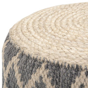 Edgeley - Handcrafted Round Pouf - R&R Furniture Gallery (Fountain Valley, CA)