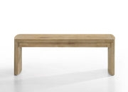 Magnus - Wide Dining Bench - Wooden Oak - R&R Furniture Gallery (Fountain Valley, CA)