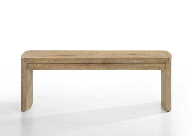 Magnus - Wide Dining Bench - Wooden Oak - R&R Furniture Gallery (Fountain Valley, CA)