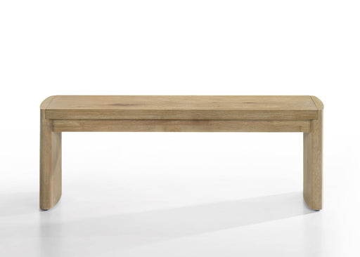 Magnus - Wide Dining Bench - Wooden Oak - R&R Furniture Gallery (Fountain Valley, CA)