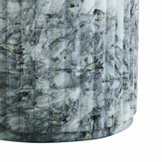 Serafina - Concrete Indoor / Outdoor Side Table - Marble Pattern - R&R Furniture Gallery (Fountain Valley, CA)