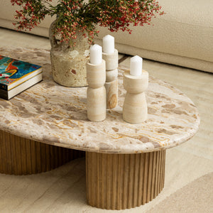 Barrington - Coffee Table - Beige And Natural