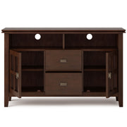 Artisan - TV Media Stand, Handcrafted - Russet Brown - R&R Furniture Gallery (Fountain Valley, CA)