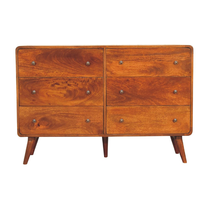Large Curved Chest - Chestnut - R&R Furniture Gallery (Fountain Valley, CA)