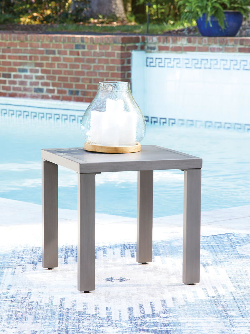 Half Moon Beach - Square End Table - Gray - R&R Furniture Gallery (Fountain Valley, CA)
