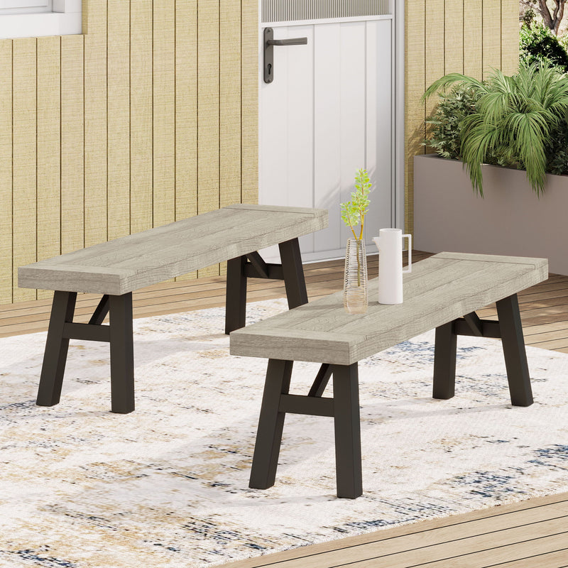 Bettina - Bench - Gray
