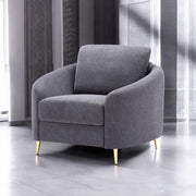 Yuina - Chair - Gray Linen - R&R Furniture Gallery (Fountain Valley, CA)