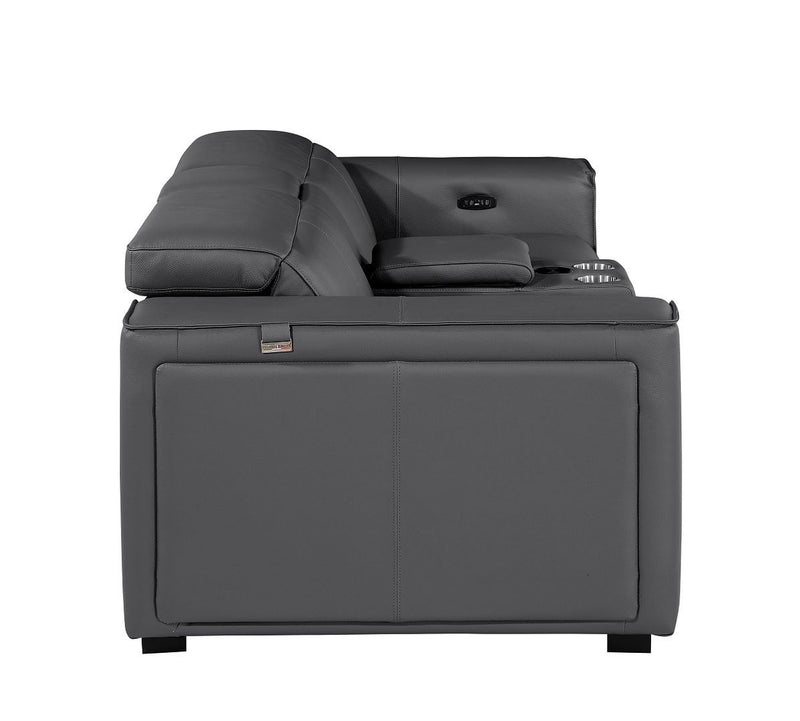 1224 - 3-Piece Modular Power Reclining Loveseat In With 2 Power Recliners & Power Headrests