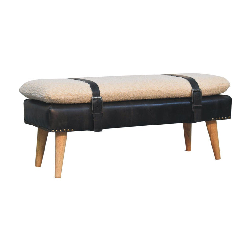 Buffalo - Hide Bench - R&R Furniture Gallery (Fountain Valley, CA)