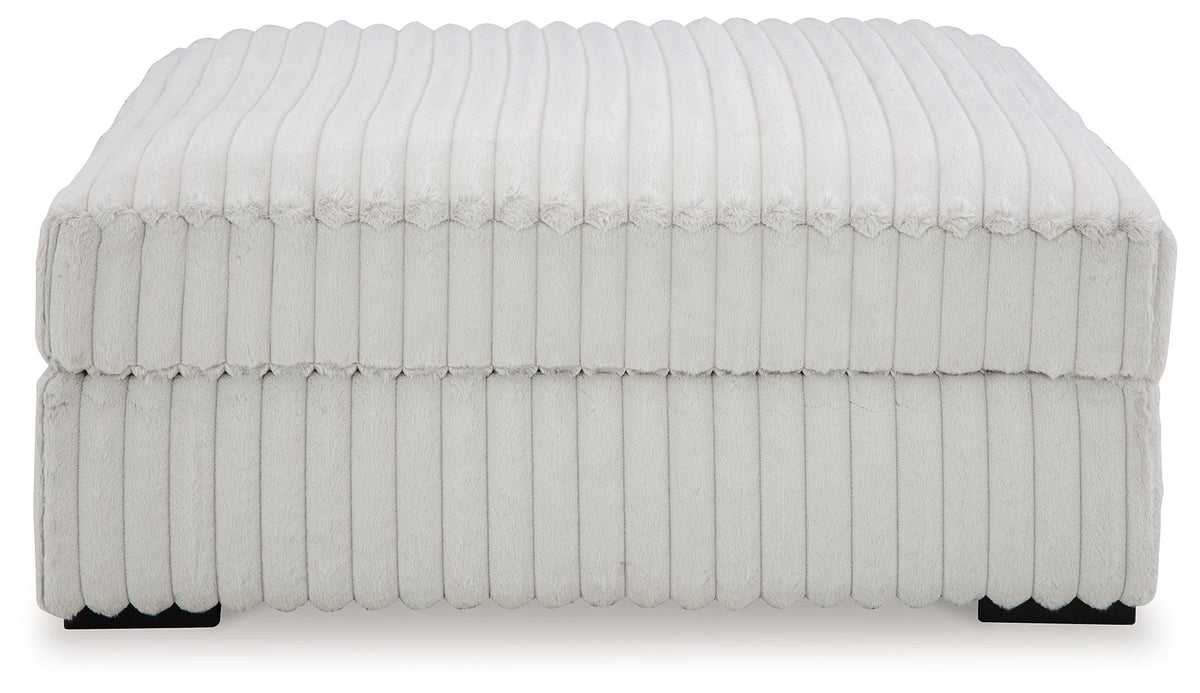 Stupendous - Oversized Accent Ottoman - Alloy - R&R Furniture Gallery (Fountain Valley, CA)