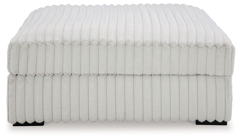 Stupendous - Oversized Accent Ottoman - Alloy - R&R Furniture Gallery (Fountain Valley, CA)