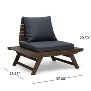 Sedona - Outdoor Club Chair With Slatted Design - R&R Furniture Gallery (Fountain Valley, CA)