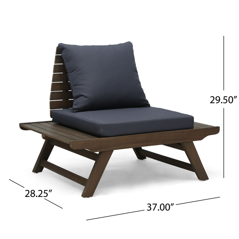 Sedona - Outdoor Club Chair With Slatted Design - R&R Furniture Gallery (Fountain Valley, CA)