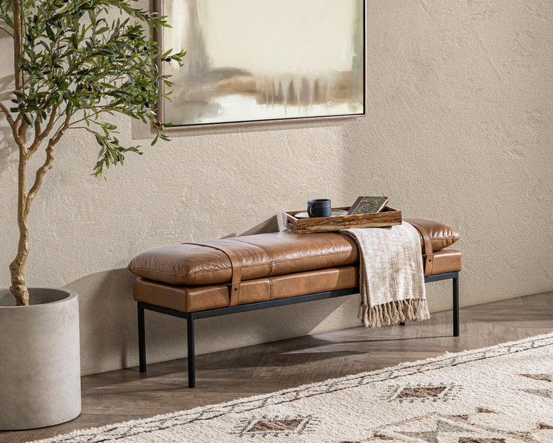 Celiah - Bench - Tan - R&R Furniture Gallery (Fountain Valley, CA)