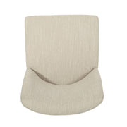 Set of two Noble House modern dining chairs with durable fabric upholstery and sturdy wooden frames.