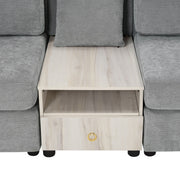 Modular Sofa Couch With Storage Armrest And Center Console - R&R Furniture Gallery (Fountain Valley, CA)