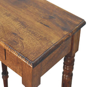 Turned Leg Writing Desk - Chestnut - R&R Furniture Gallery (Fountain Valley, CA)
