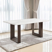 Edwyn - Dining Table With Marble Top - R&R Furniture Gallery (Fountain Valley, CA)