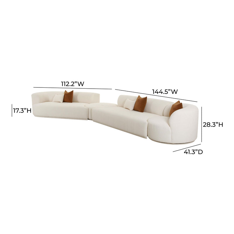 Fickle - Boucle Modular Sectional - R&R Furniture Gallery (Fountain Valley, CA)