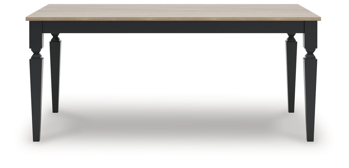 Brenkerton - Rectangular Dining Room Table - Grayish Brown / Black - R&R Furniture Gallery (Fountain Valley, CA)