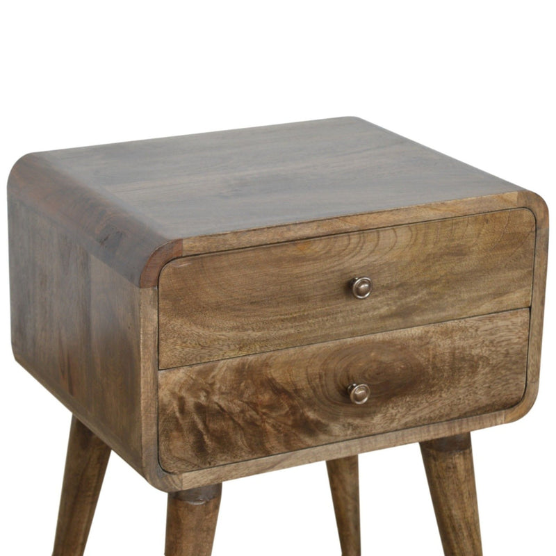 Curved Nightstand - R&R Furniture Gallery (Fountain Valley, CA)
