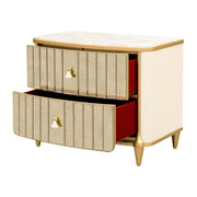 Scotts Square - Nightstand - Light Champagne - R&R Furniture Gallery (Fountain Valley, CA)
