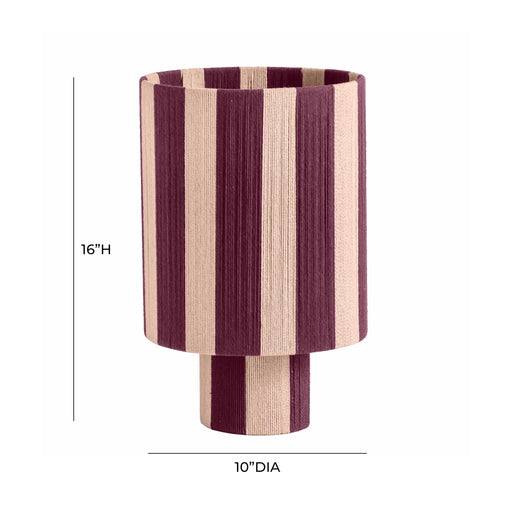 Guinevere - Striped Cotton Table Lamp - R&R Furniture Gallery (Fountain Valley, CA)