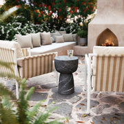 Charra - Indoor / Outdoor Side Table - R&R Furniture Gallery (Fountain Valley, CA)
