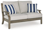 Rainier Ranch - Loveseat With Cushion - Brown / Beige - R&R Furniture Gallery (Fountain Valley, CA)