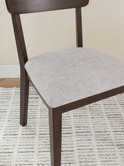 Mallenette - Dining Upholstered Side Chair (Set of 2) - Merlot - R&R Furniture Gallery (Fountain Valley, CA)