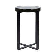 Gallie - Round Accent Table - Black - R&R Furniture Gallery (Fountain Valley, CA)