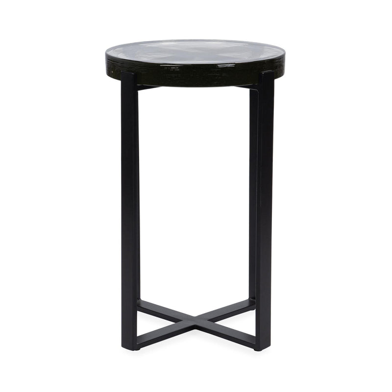 Gallie - Round Accent Table - Black - R&R Furniture Gallery (Fountain Valley, CA)