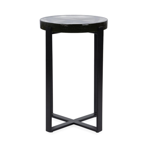 Gallie - Round Accent Table - Black - R&R Furniture Gallery (Fountain Valley, CA)
