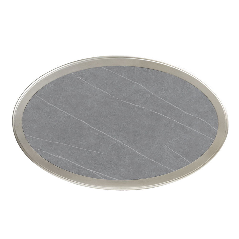 Kasa - Coffee Table - Sintered Stone Top & Champagne - R&R Furniture Gallery (Fountain Valley, CA)