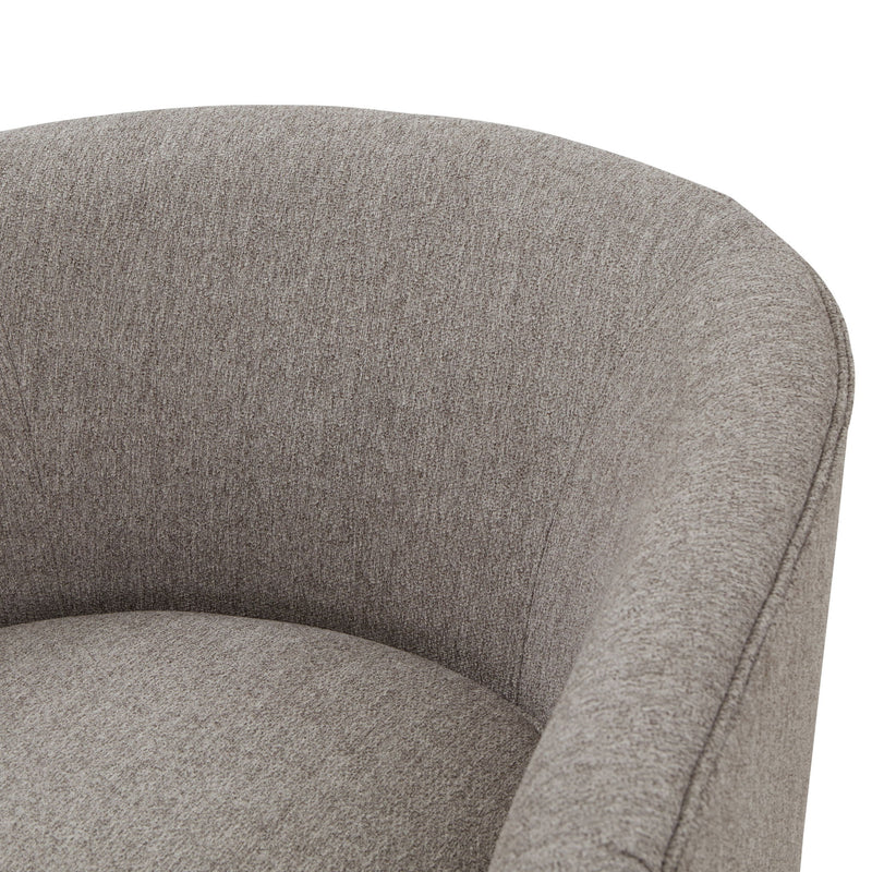 Miramar - Swivel Barrel Chair With Wooden Base - R&R Furniture Gallery (Fountain Valley, CA)