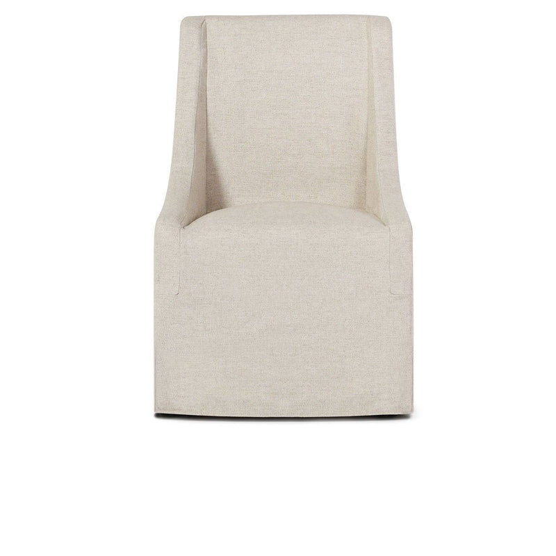 Warwick - Upholstered Rolling Dining Chair - R&R Furniture Gallery (Fountain Valley, CA)