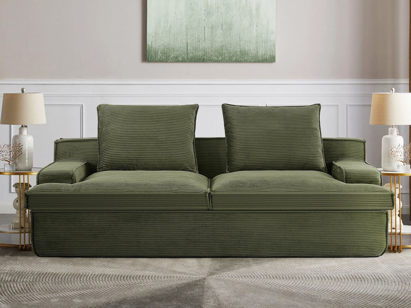 Nimbus - Oversized Full Foam 4 Seater Couch For Living Room Upholstered In Soft, Wide Armrests - R&R Furniture Gallery (Fountain Valley, CA)
