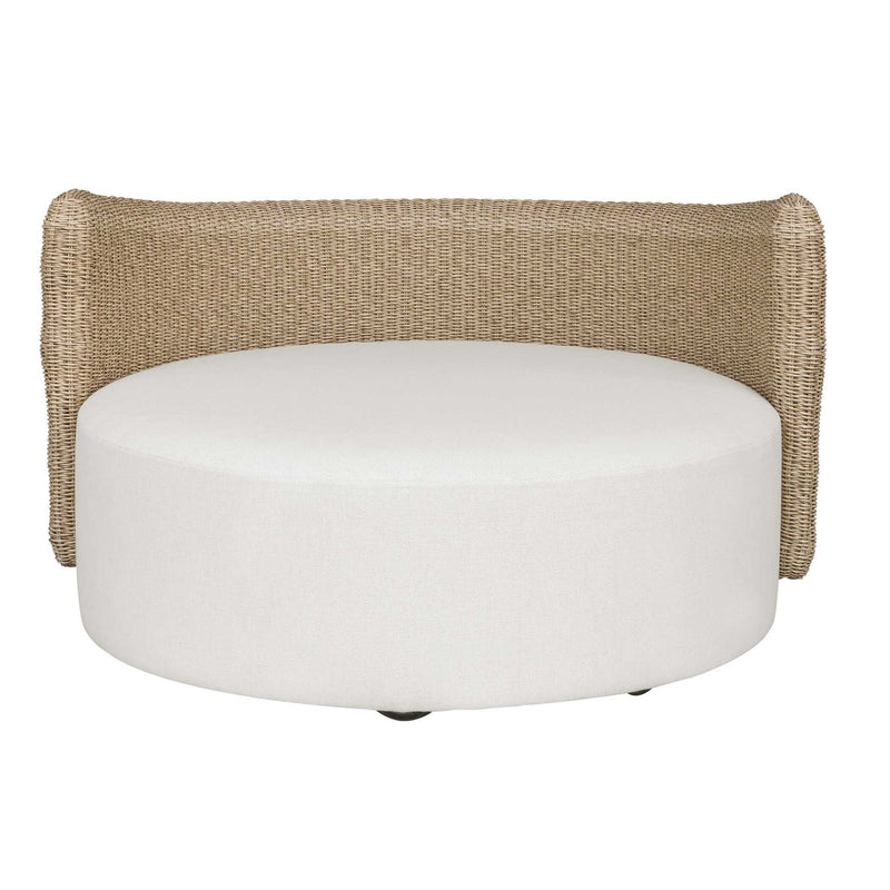 Sunset - Outdoor Round Swivel Day Bed - White